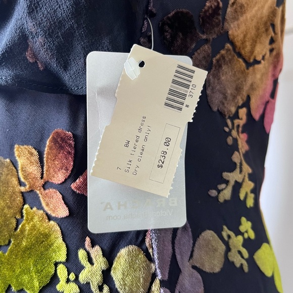 Victoria Bracha Bracha Silk High-Low Tiered Dress Size M - Picture 5 of 7